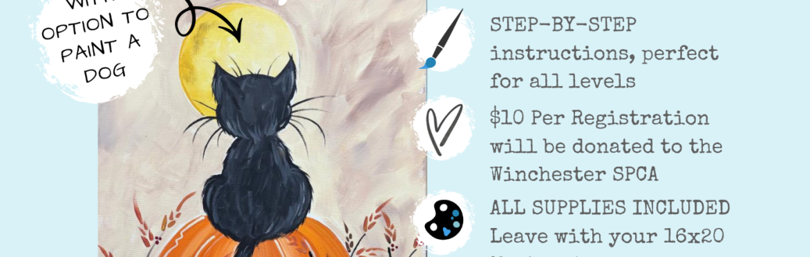 FUNdraiser Paint Class for the Winchester SPCA AT 111 Featherbed Lane WINCHESTER SPCA