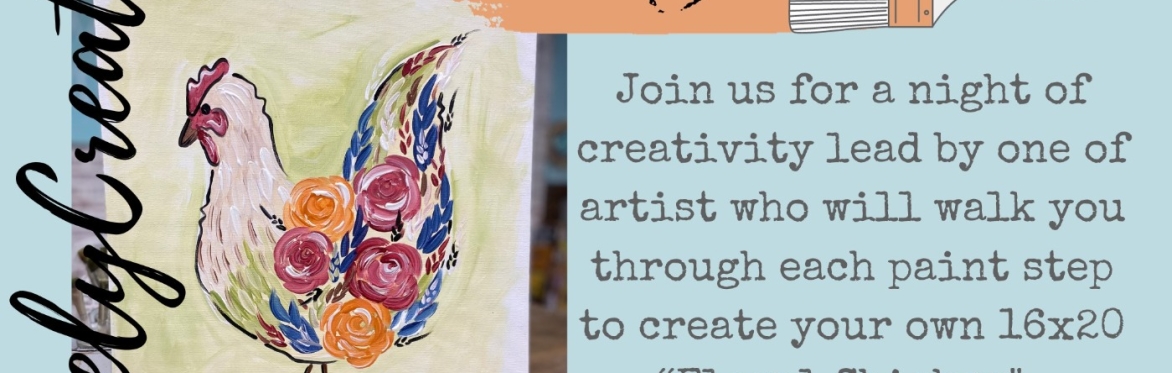 Offsite Paint Night at Berryville Farm & Pet Open to the public