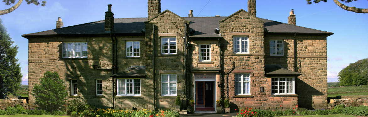 A large house in the countryside