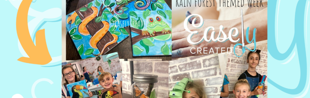 Summer Art Camp Week 8 Rainforest Week Ages 6-14