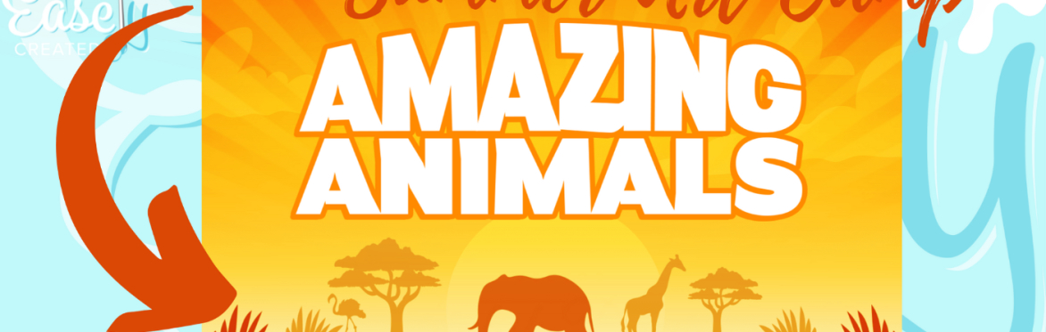 Summer Art Camp Week 5 Animals Theme Theme Ages 6-14 (4 DAYS)