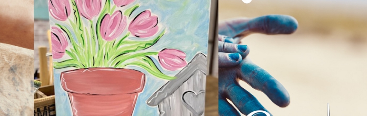 Thrifty Tuesday $25 Paint Night "Spring Tulips"