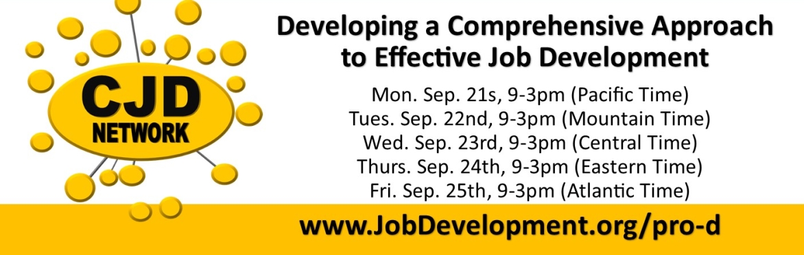 Developing a Comprehensive Approach to Effective Job Development