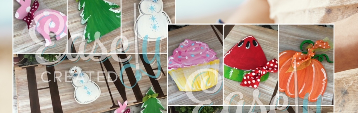DIY Workshop " Home Celebrations" sign w/ six interchangeable cutouts