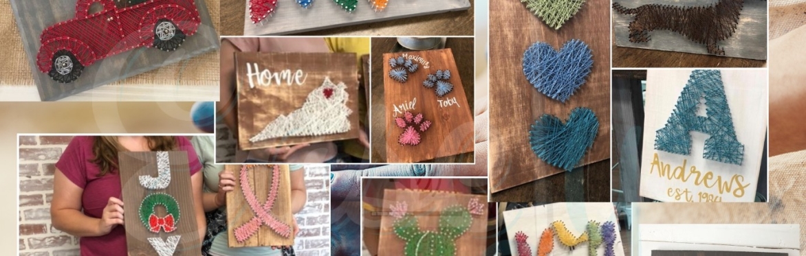 String Art at Easely Created (Ages 14 and up)