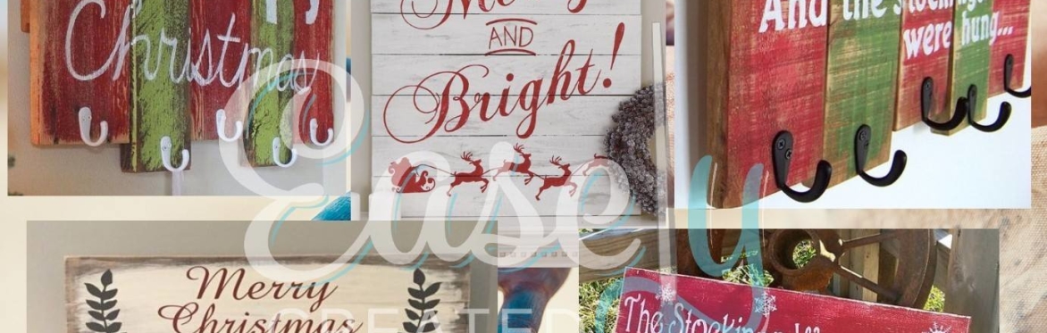 DIY Wooden Sign Workshop "Stocking Holder" at Easely Created