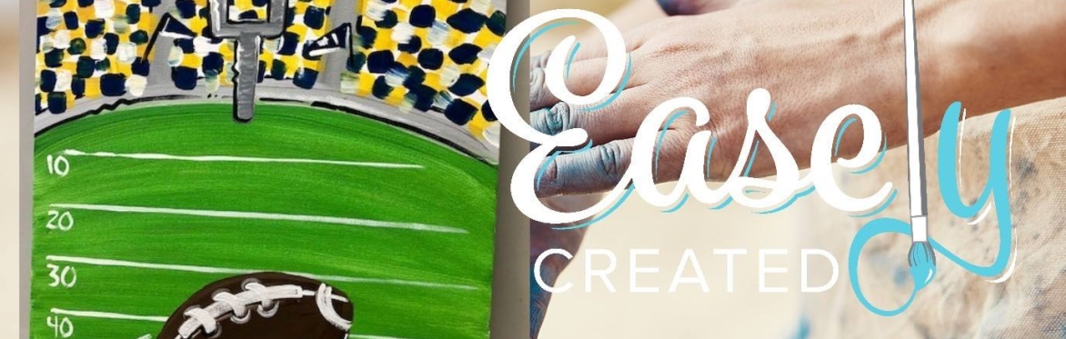 Fundraiser Touchdown Club "Football" Canvas Paint Night