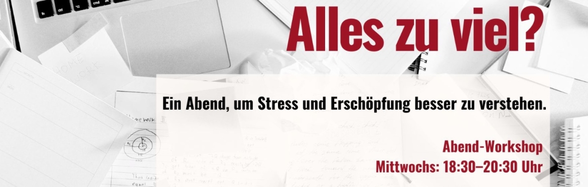 Abend-Seminar: Alles zu viel?