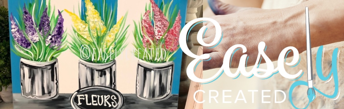 Sip & Paint "Fleurs" Canvas paint Night