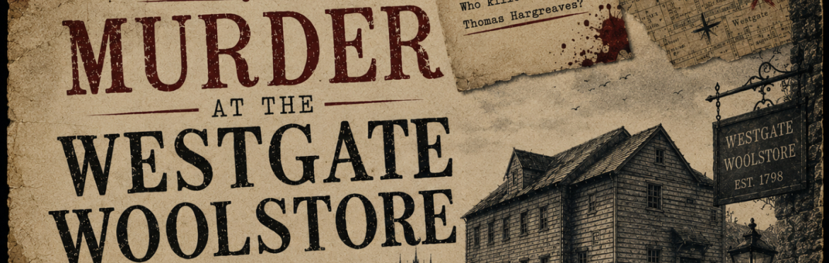 Murder at the Westgate Woolstore - Murder Mystery at Café du Soleil in Canterbury