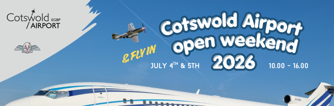 Cotswold Airport Open Weekend 2026