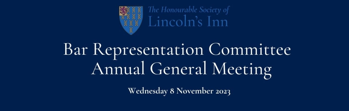 Bar Representation Committee – Annual General Meeting 2023