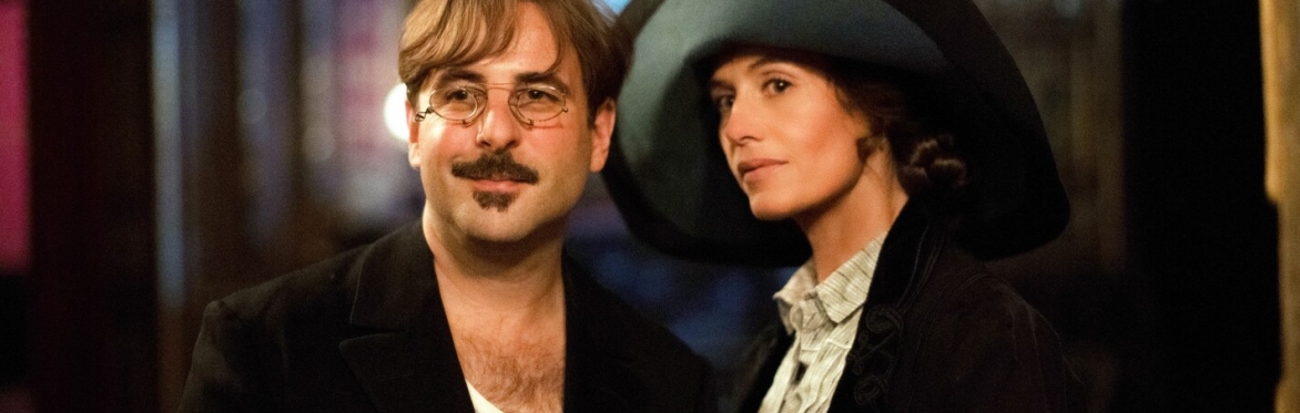 A man and a woman.