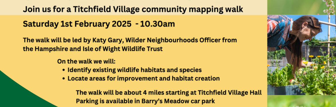 EcoTitchfield Conservation Mapping with Hampshire & Isle of Wight Wildlife Trust