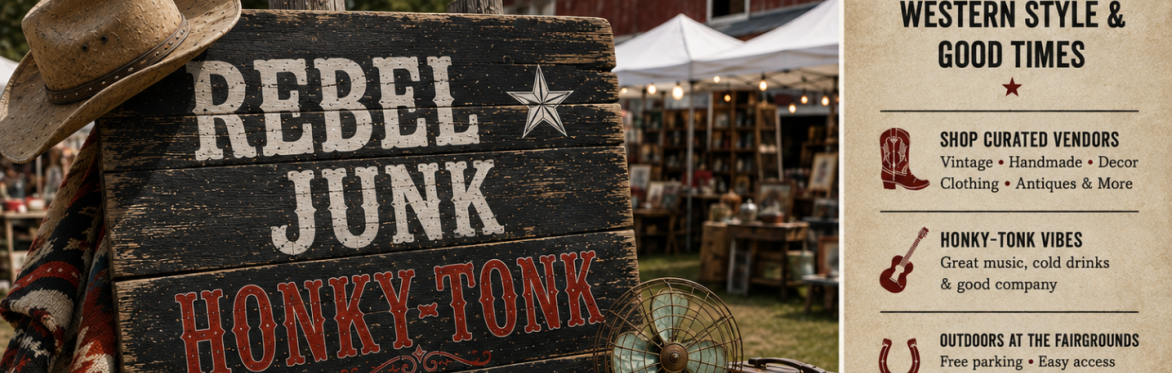 Rebel Junk Honky-Tonk Outdoor Market Friday Night