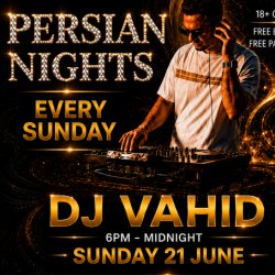 21 JUNE CATALEYA LOUNGE DJ VAHID
