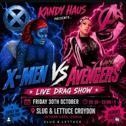 Xmen vs Avengers drag show
