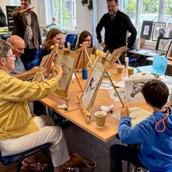 Wellbeing | Taster Charcoal Drawing Workshop with James Bank – Delivered in BSL