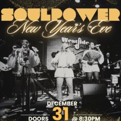 New Year's Eve with Soul Power Band @ Westside!