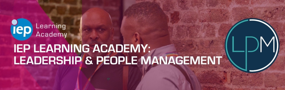 IEP Learning Academy: Leadership & People Management (November)