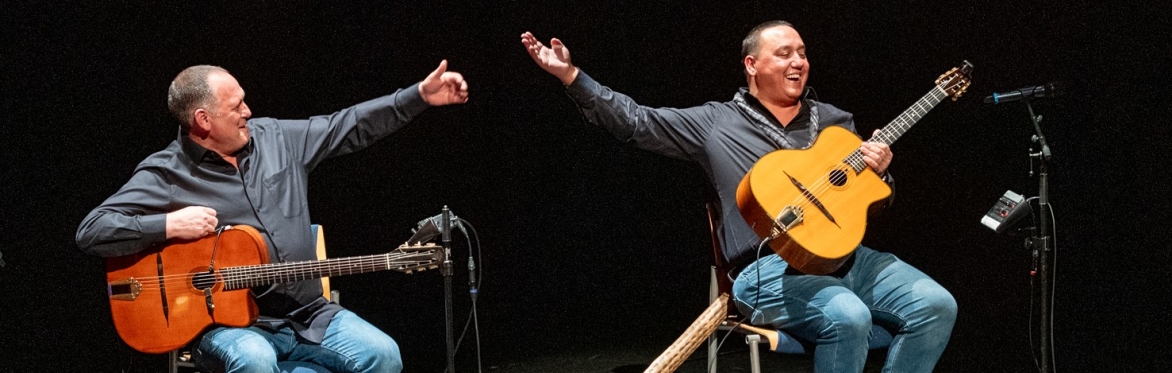Gypsy Jazz guitarists Stochelo Rosenberg and Paulus Schäfer