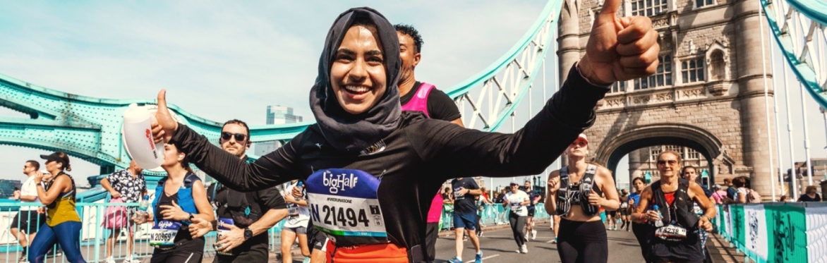 The Big Half Marathon London runner