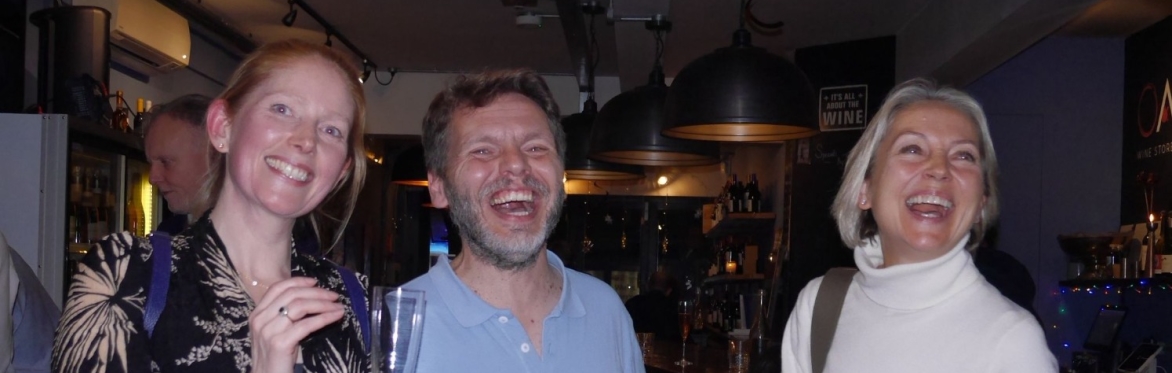 attendees at Life After Oil pub meet up