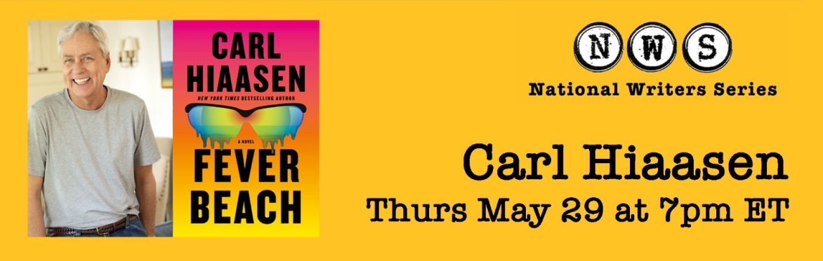 An Evening with Carl Hiaasen and "Fever Beach" (Virtual)