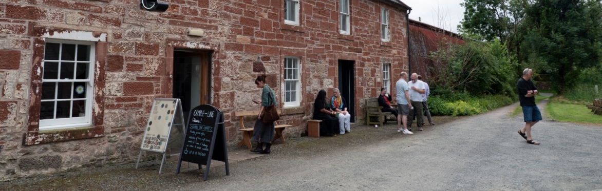 BSL tour of CAMPLE LINE's summer exhibitions led by Trudi Collier
