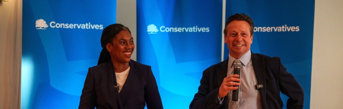 Nigel Huddleston with Kemi Badenoch