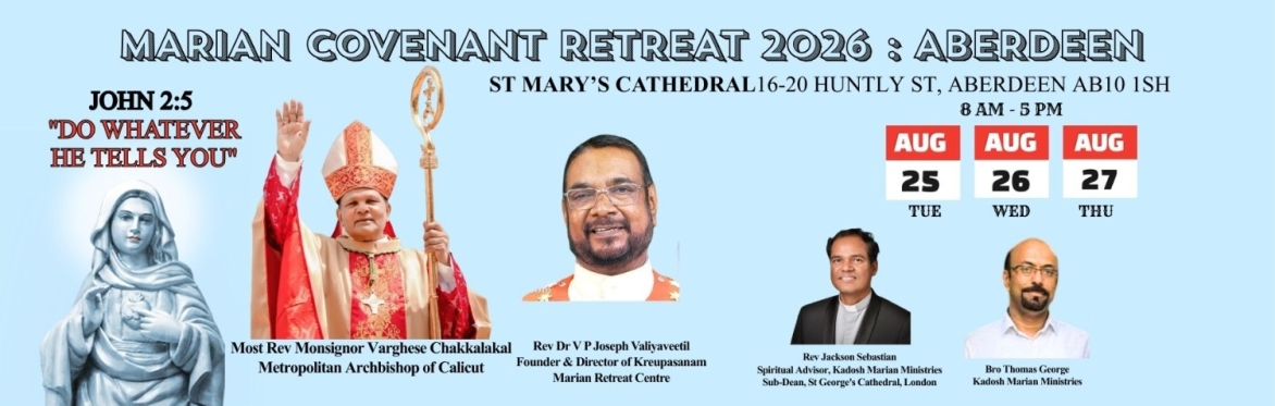 MARIAN COVENANT RETREAT 2026 : ABERDEEN