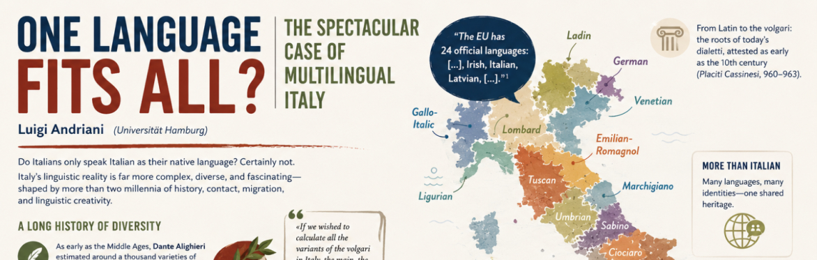 One Language fits all? The spectacular case of multilingual Italy with Luigi Andriani (Seminar no. 25)