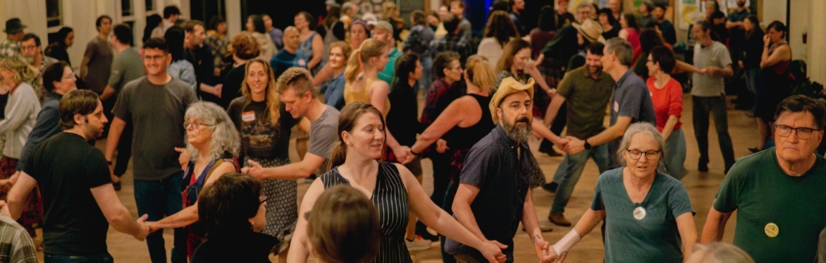 Dancers in a circle