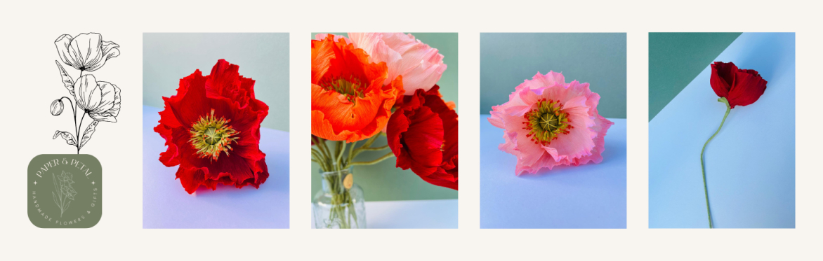 Crepe Paper Icelandic Poppy Workshop