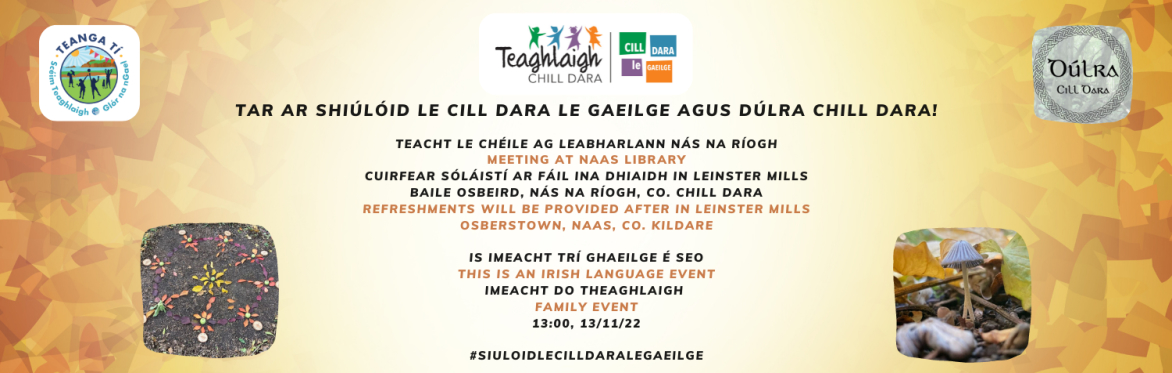 Tar ar shiúlóid le Cill Dara le Gaeilge agus Dúlra Chill Dara! ﻿