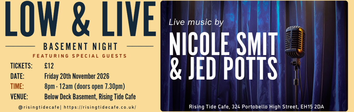 Low & Live: Nicole Smit and Jed Potts