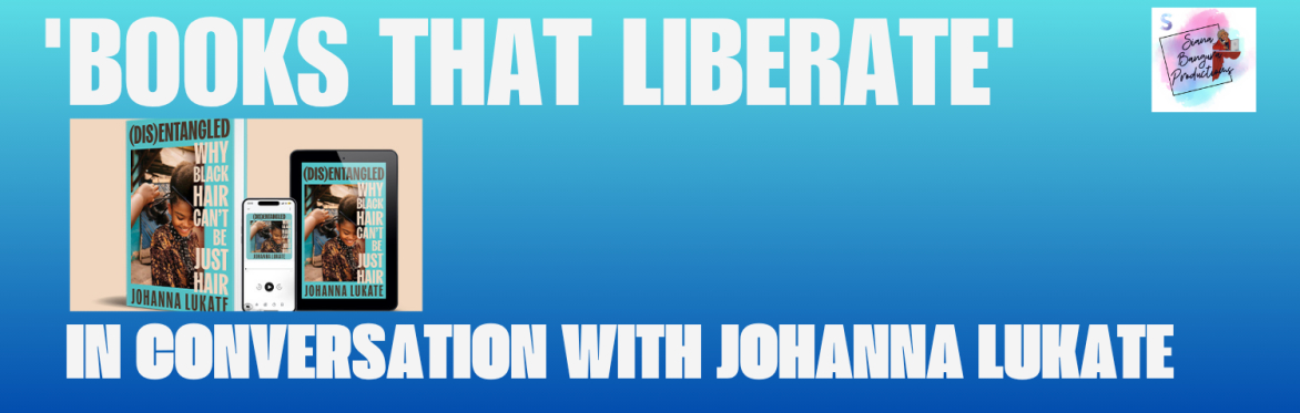 Header banner with images of front cover of book by Dr. Johanna Lukate