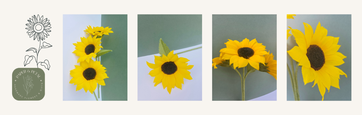 Crepe Paper Sunflower Workshop