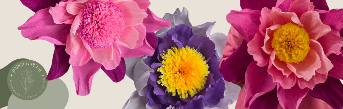 Giant Crepe Paper Wall Flower Workshop