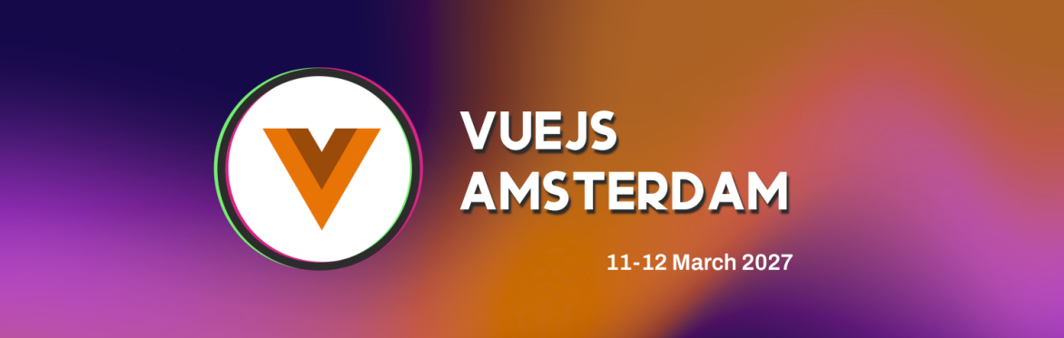Vuejs Amsterdam 2027 Banner