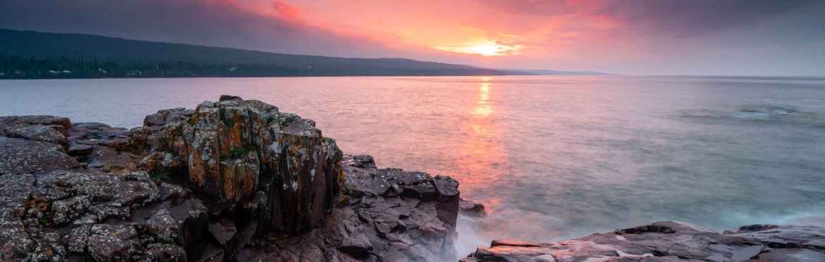 Sunrise over Lake Superior