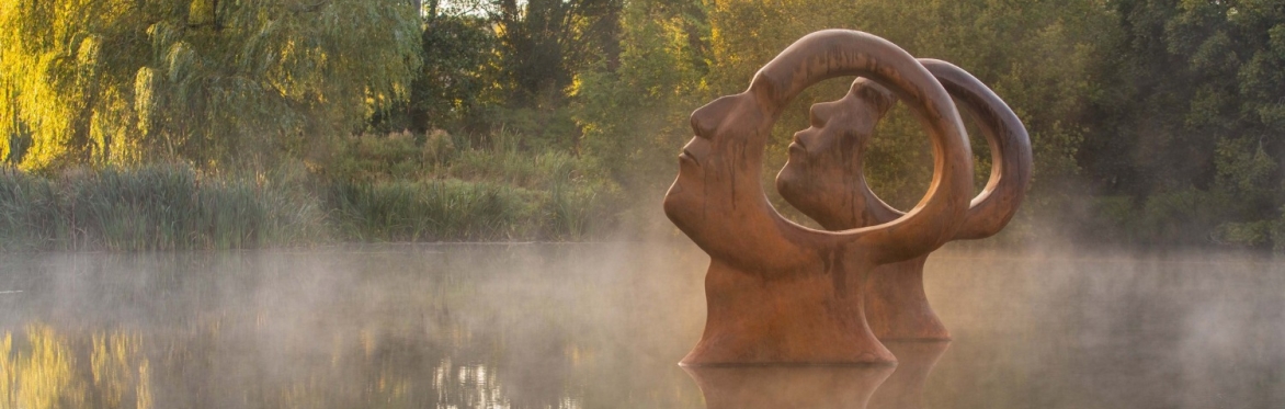 Sculpture by the Lakes Garden Entry