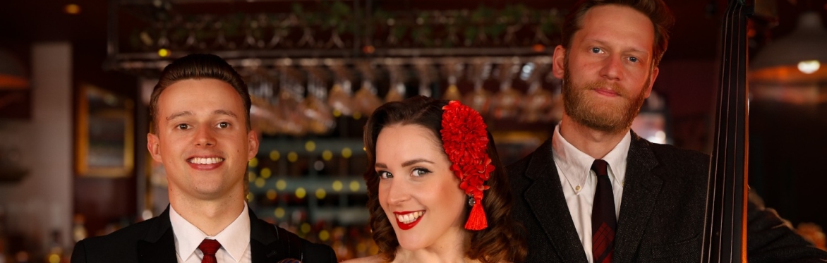 Swing into Christmas with The Victoria Bass Trio