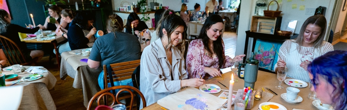 Paint, Sip, & Stay cozy with +One Pittsburgh