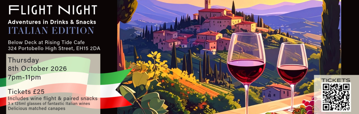 Flight Night - Adventures in Drinks & Snacks: Italian Edition