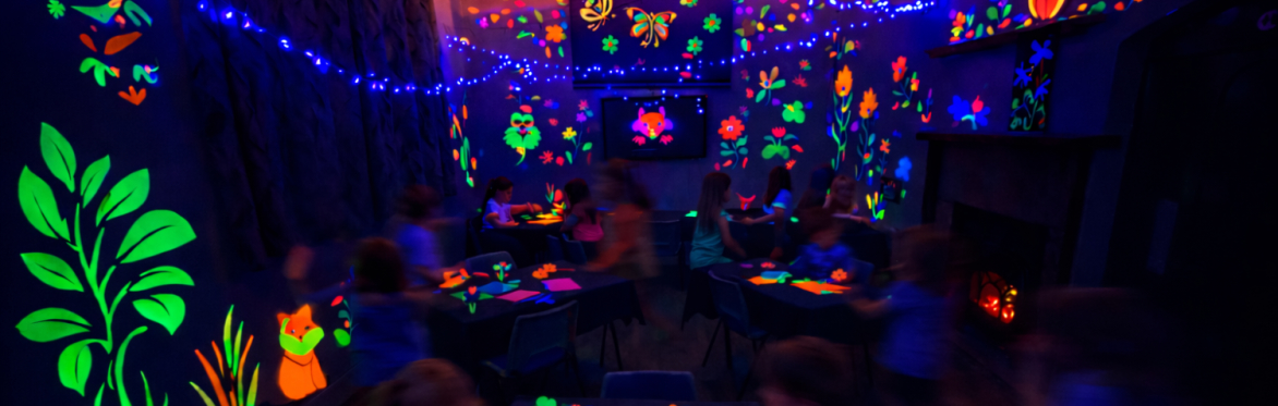 Glow in the Dark Art for Kids! - Easter