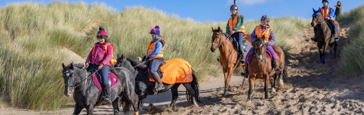 BHS Formby beach autumn ride