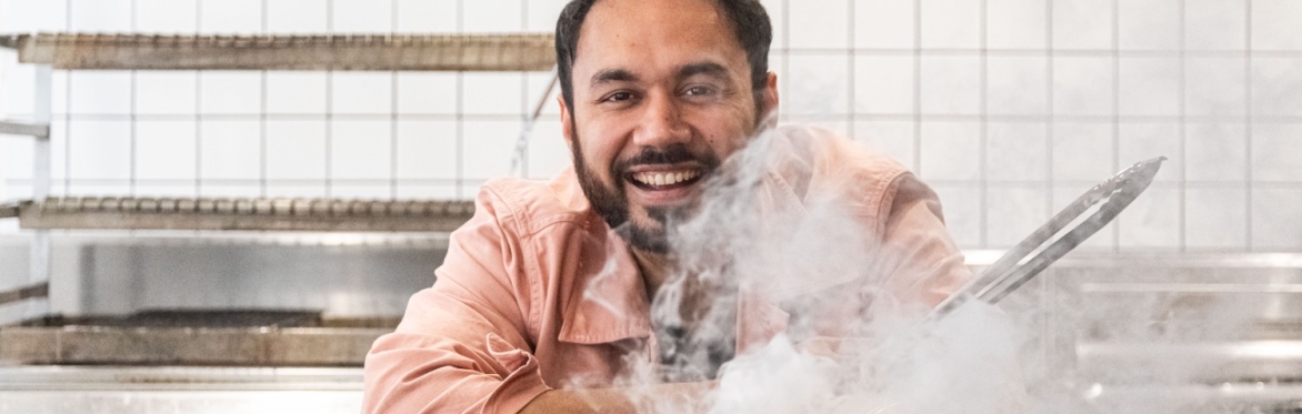 Indian brunch with Saransh Goila at Darjeeling Express