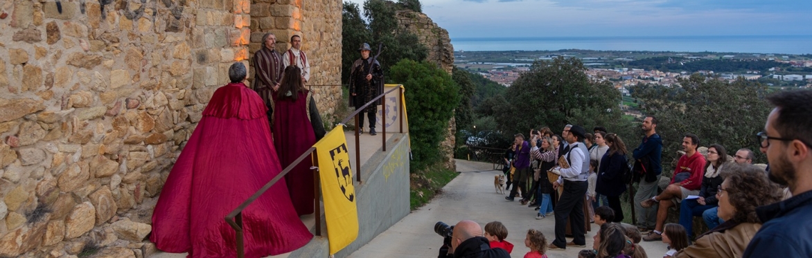 Visites teatralitzades al Castell de Palafolls