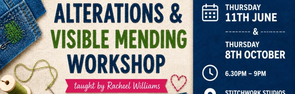 Alterations & Visible Mending Workshop in Kingsbridge